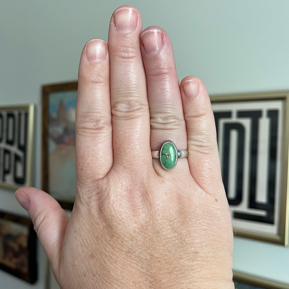 Handmade Turquoise Ring - Picture 3 of 4